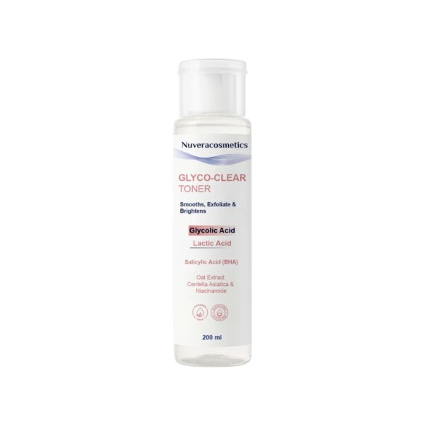 Nuvera Glyco-Clear Exfoliating Toner - Pore Minimizer & Skin Brightening - 200ml