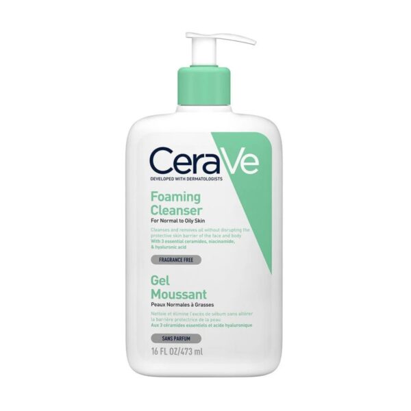 CeraVe Foaming Cleanser for Normal to Oily Skin 236ML